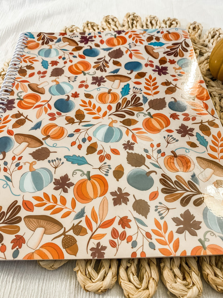 Fall Spiral Notebook