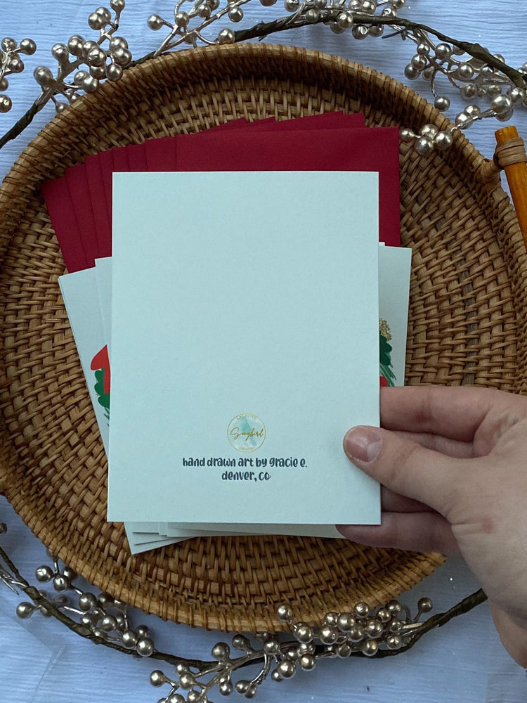 Merry Christmas Wreath Card