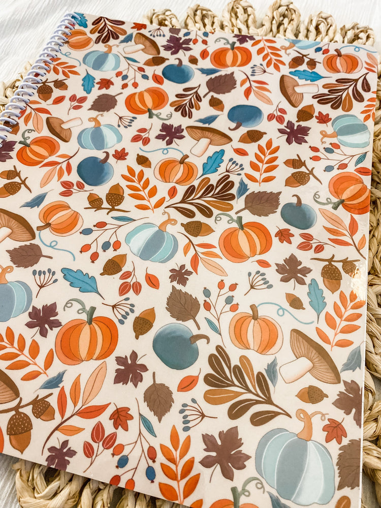 Fall Spiral Notebook