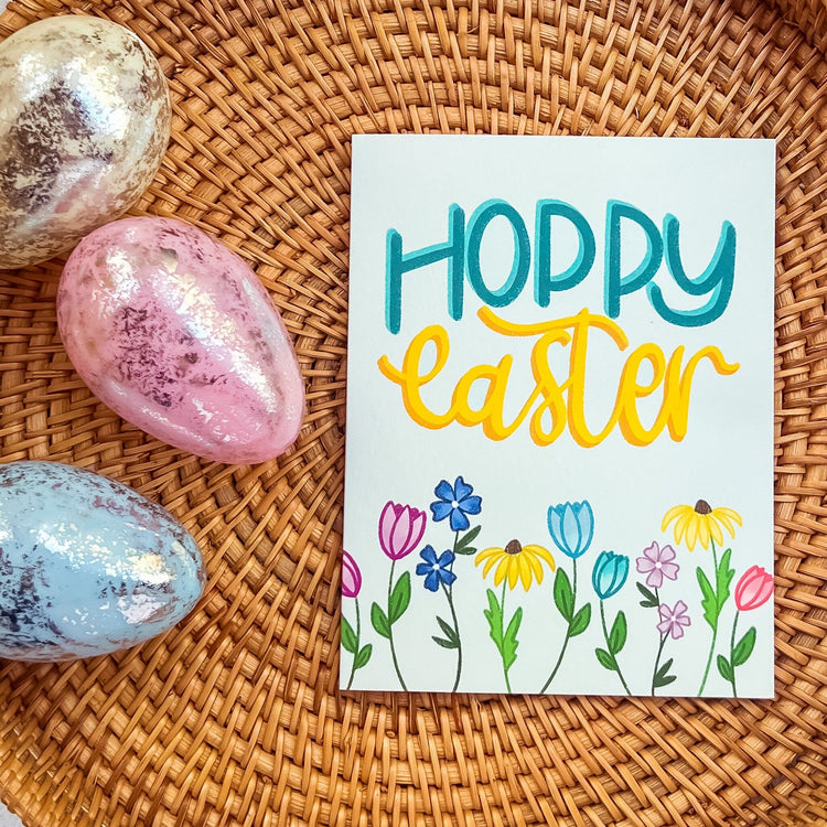 Hoppy Easter Card