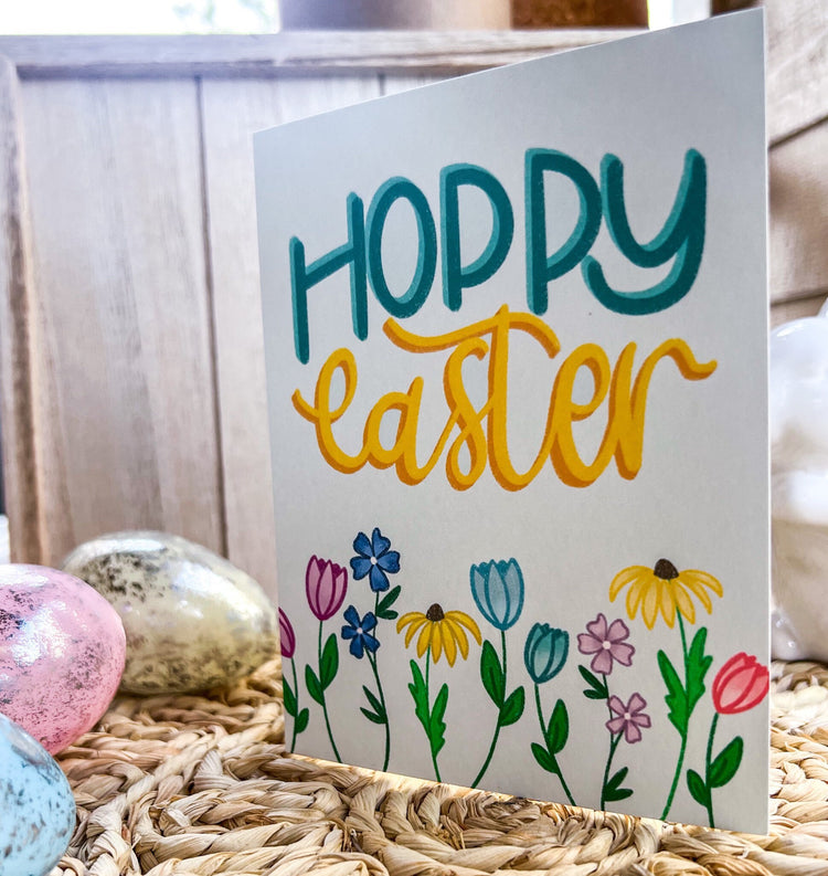 Hoppy Easter Card