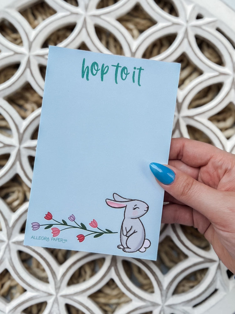 Hop To It Easter Notepad