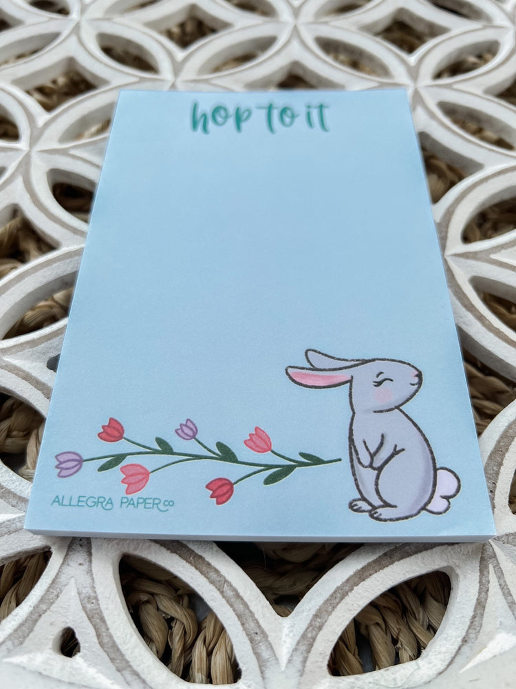 Hop To It Easter Notepad