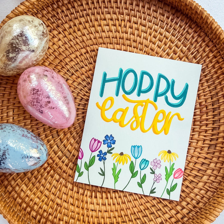 Hoppy Easter Card