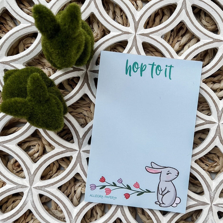Hop To It Easter Notepad