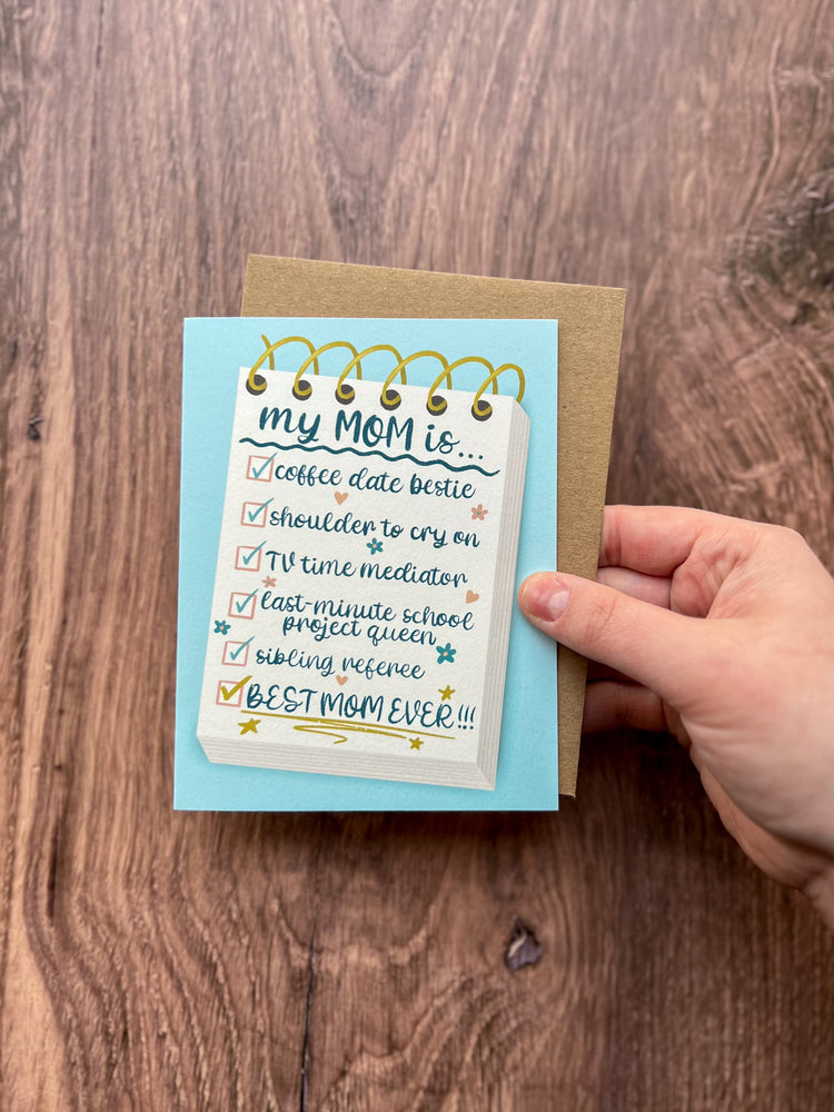 Best Mom Ever Mother’s Day Card