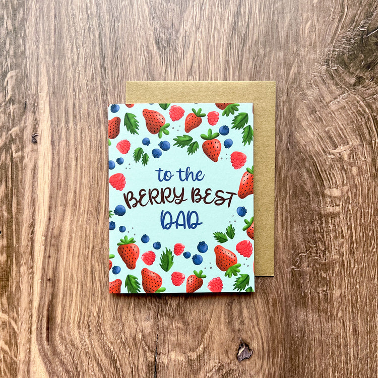 Berry Best Dad Father’s Day Card