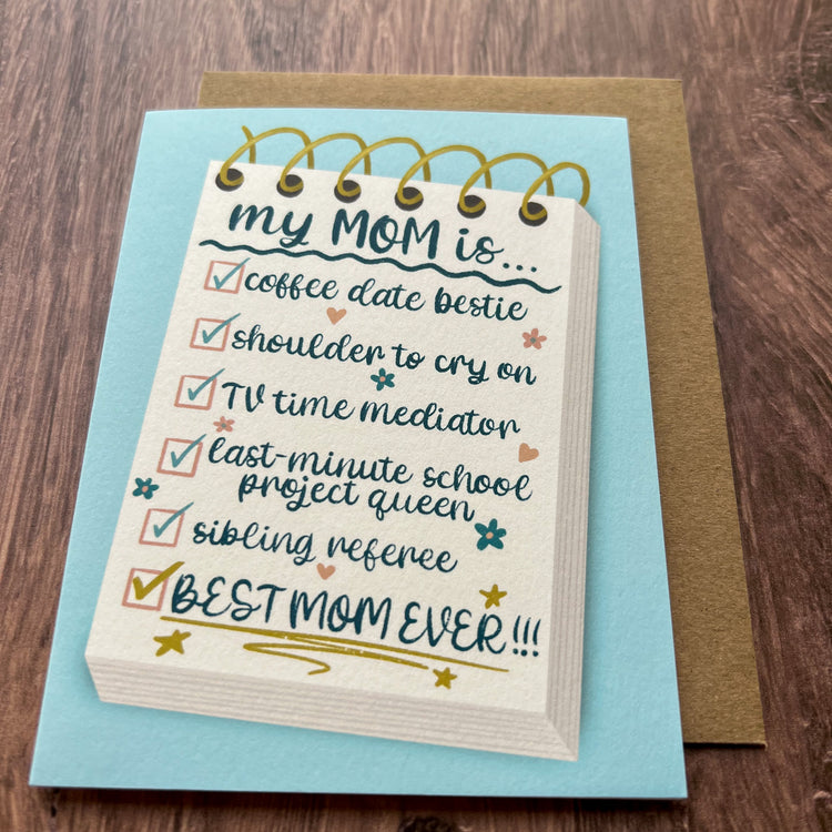 Best Mom Ever Mother’s Day Card