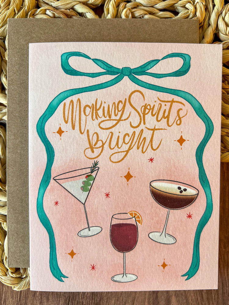 Making Spirits Bright Holiday Card