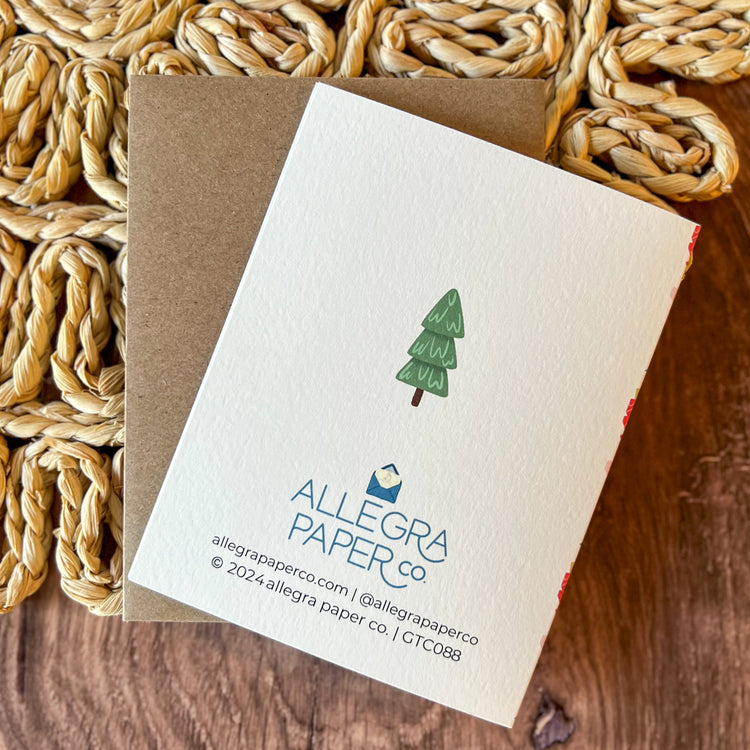 Tinsel Trees Holiday Card