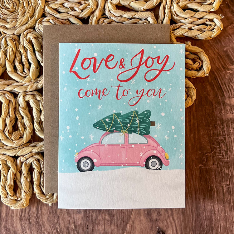 Love & Joy Come to You Holiday Card