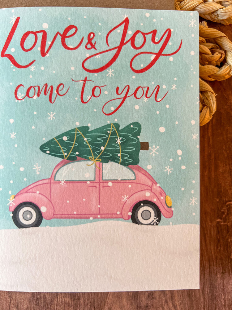 Love & Joy Come to You Holiday Card